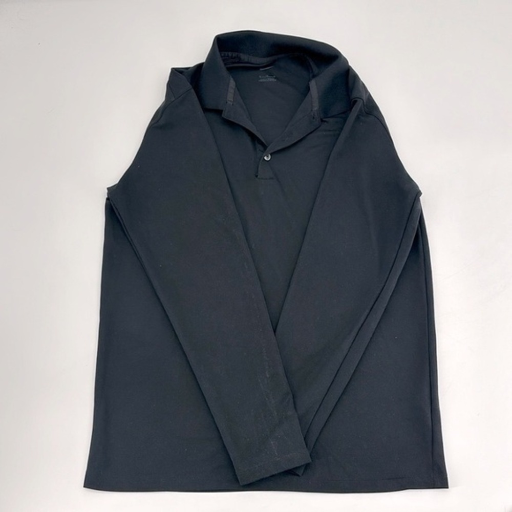 UEC Men’s long sleeve polo by Nike size med black